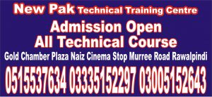 New Pak Technical Training Centre Course In Rawalpindi