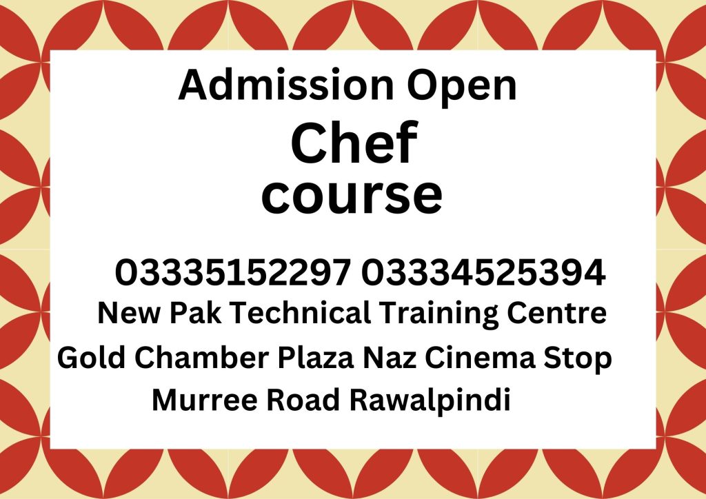 Chef Course In Rawalpindi 16 New Pak Technical Training Centre 