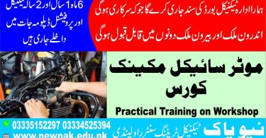 Motorcycle Mechanic Course In Rawalpindi Islamabad