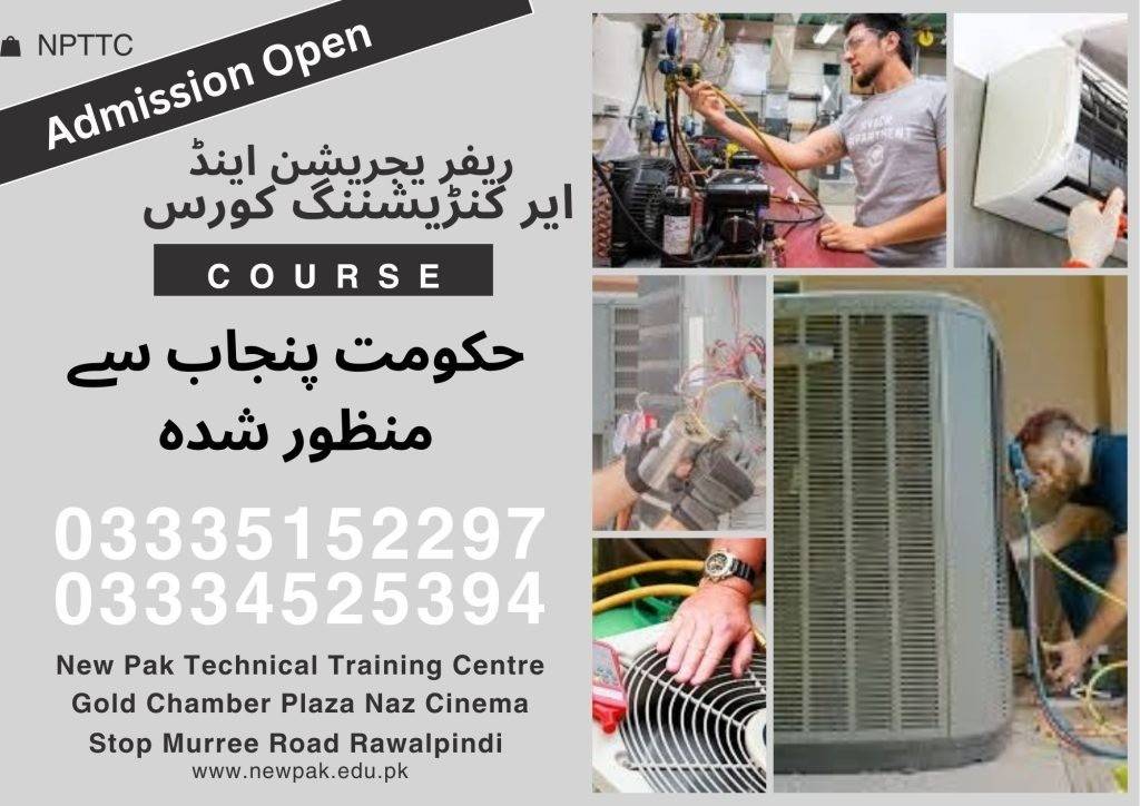 Refrigeration and Air Conditioning Course In Rawalpindi Islamabad