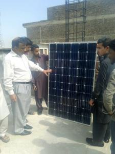 Work in Solar New Pak Technical Training Centre 
